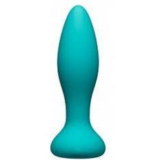 Doc Johnson Blue Butt Plugs Doc Johnson A-play Thrust Experienced Rechargeable Silicone Anal Plug With Remote Teal