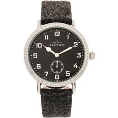 Elevon Elevon Northrop Wool-Overlaid Leather-Band Charcoal/Black