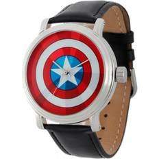 Marvel Vuxen Vintage Analog Kvartsur Svart