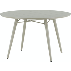 Aluminium - Rond Buiteneettafels Venture Design Lina Eettafel 120 cm Beige