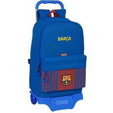 FC Barcelona Mochila Escolar Con Carro 905 - Azul Marino/Granate