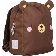 Tasker A Little Lovely Company Little Backpack Bear - Brown