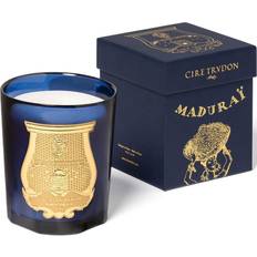 Bleu Bougies Parfumées Trudon Madurai Classic Candle - Indian Jasmine - Blue / Gold Bougie Parfumée