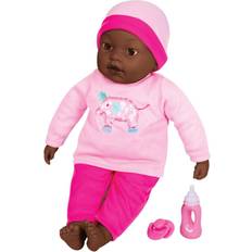 Lissi Dolls Baby Beatrice Interactive African American Baby Doll, Set of 3