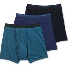 Jockey Men Men's Underwear Jockey Classic Cotton Boxer Briefs 3-pack - Blue/Turquoise