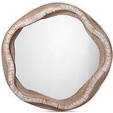 Bloomingdale's River Organic Beige Wall Mirror