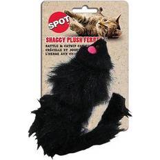 Shaggy Plush Ferrett Cat Toy 5"