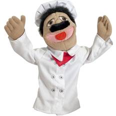 Melissa & Doug Chef Puppet with Detachable Wooden Rod for Animated Gestures