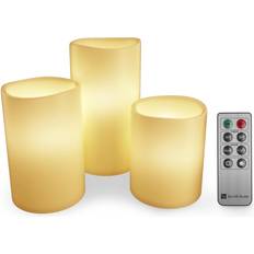 LED Candles Lavish Home Flameless LED Candle 6" 3pcs
