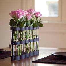 Danya B 6 Wide Tube Hinged Black Vase