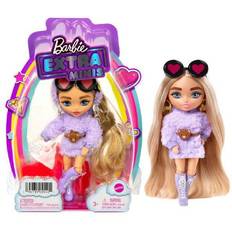 Barbie Städer Dockor & Dockhus Barbie Extra Mini Fluffy Purp Extra minidockor HGP66