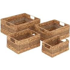 Baskets Natural Storage Basket, Set of 4 Beige Basket