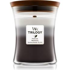 Woodwick WoodWick(R) Trilogy Warm Woods 10oz. Jar Grey Scented Candle