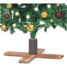 Blanco Soportes para Árboles de Navidad vidaXL 54x54x16 cm Christmas Tree Stand