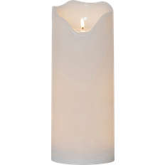 Blockljus med timer Star Trading Flamme Blockljus Outdoor (Vit) LED-ljus