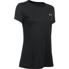 Under Armour Tech T-shirt Women - Black/Metallic Silver