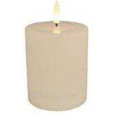 Blockljus LED vitt med timer 4/8 timmar 12 cm