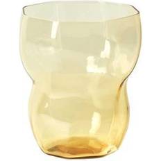 Oransje Drikkeglass Broste Copenhagen Limfjord 35cl amber set of 12 pieces Drikkeglass