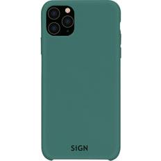 SiGN Liquid Silicone Case för iPhone 11 Pro Max Mint