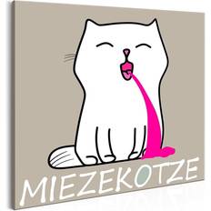 Rosa Tavlor Arkiio Miezekotze 40x40 Tavla