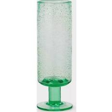 Ferm LIVING Champagne Glasses Ferm Living Oli Recycled H 16.8 cm Green Champagne Glass