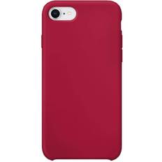 Xqisit iPhone 7/8/SE Cover Silikoneei Case Rød