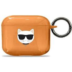 Apple airpods 3 cover Karl Lagerfeld Case KLA3UCHFO Apple AirPods 3 cover orange/orange Choupette