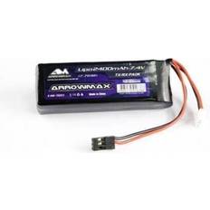 Modelbyg ArrowMax Modelbyg-modtagerbatteri 7.4 V 2400 mAh Stick JR