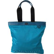 Dolce & Gabbana Woman Totes & Shopping Bags Dolce & Gabbana Women's DG Logo Shopping Hand Tote Bag - Blue