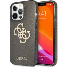 Skal iphone 13 pro max guess Guess iPhone 13 Pro Max Skal Full Glitter Svart