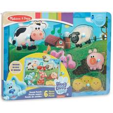 Melissa & Doug Blues Clues You! Wooden Sound Puzzle 6pc
