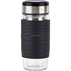 Transparent Termokopper EMSA TEA 420 ml Sort, Cup, Sort Termokop