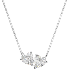 Swarovski Damen Halsketten Swarovski Attract Soul necklace - Silver/Transparent