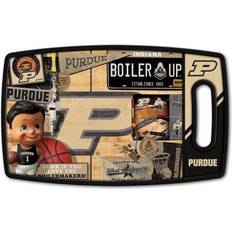 With Handles Chopping Boards YouTheFan Purdue Boilermakers Retro Series Chopping Board 14.5"