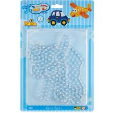 Maxi perler og perleplader Hama Iron on Bead Plates Maxi Car and Airplane