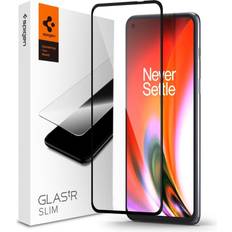 OnePlus Nord 2 Screen Protectors Spigen Full Coverage Tempered Glass Screen Protector for OnePlus Nord 2