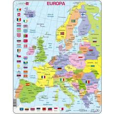 Larsen Frame Puzzle Political Map of Europe (Italian)