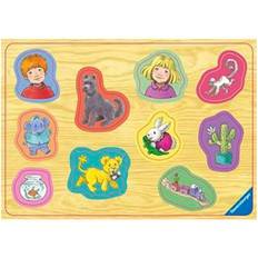 Animals Knob Puzzles Ravensburger Karsten & Petra 10 Pieces