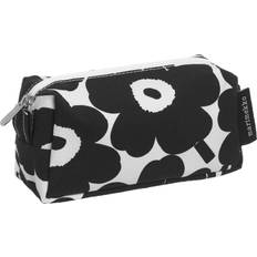Tiise Mini Unikko Makeup Bag - White/Black