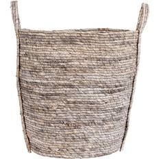 Avec Poignée Paniers House Nordic Udine - Panier Rond Gris Panier 41cm 41cm