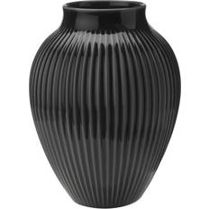 Knabstrup Profiliert Black Vas 20cm