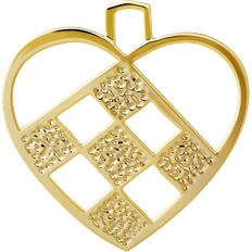 Zink Juletræspynt Rosendahl Braided Heart Juletræspynt 12cm