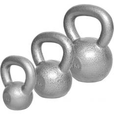 Gorilla Sports Kettlebellpakke IRON 4kg 8kg 12kg Pakke 24 kg