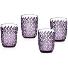 Purple Drink Glasses Godinger Alba Amethyst 8 oz. indigo 4.0 H x 3.0 W in Drink Glass