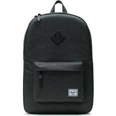 Gummi Väskor Herschel Heritage Backpack - Black Crosshatch/Black