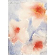 Orange Affiches Paper Collective Three Flowers Poster 30 x 40 cm - Multicolore Affiche