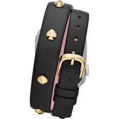 Wrist Watches Kate Spade Double-Wrap Leather 38Mm/40Mm/41Mm Band For Apple Black Black