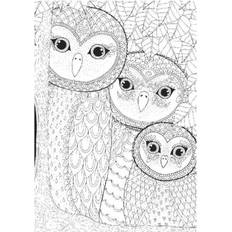 Puzzle da Disegnare Anatolian Owls Family 260 Pieces