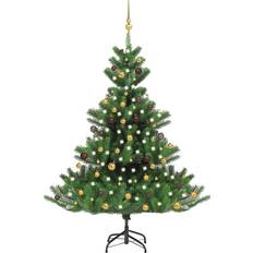 Árboles de Navidad vidaXL Rbol Abeto Nordmann con LEDs 180 cm Árbol de Navidad 180cm