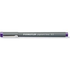 Purple Fineliners Staedtler Pigment liner 0,5mm Violet